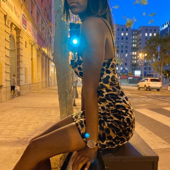 Leopard bodycon dress - Picture 3 of 6